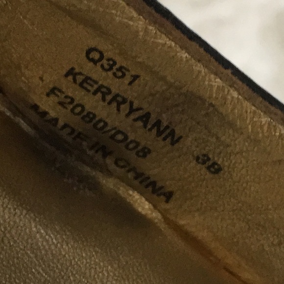 Coach Kerryann Signature C Beige Canvas Wedge Heels Size - Picture 13 of 13